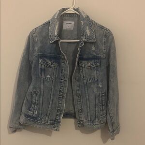 Women's Jean Old Navy Faded Blue Denim Jacket Jean